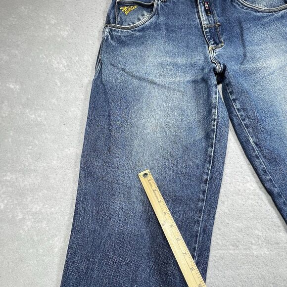 Vintage Esco Willie 90s Y2K Jeans Mens 36 Blue Wide Baggy Jeans Denim Pockets - Picture 15 of 15